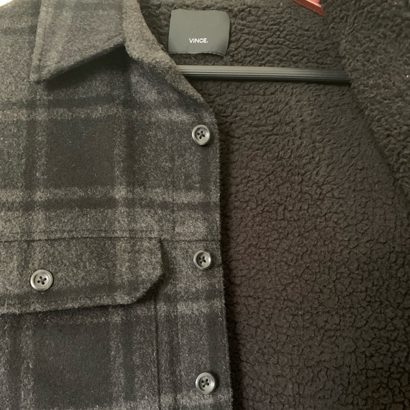 Vince Military Style Wool Jacket - Picture 2 of 2
